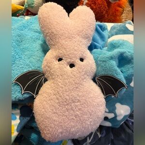 Sherpa bat peep pillow